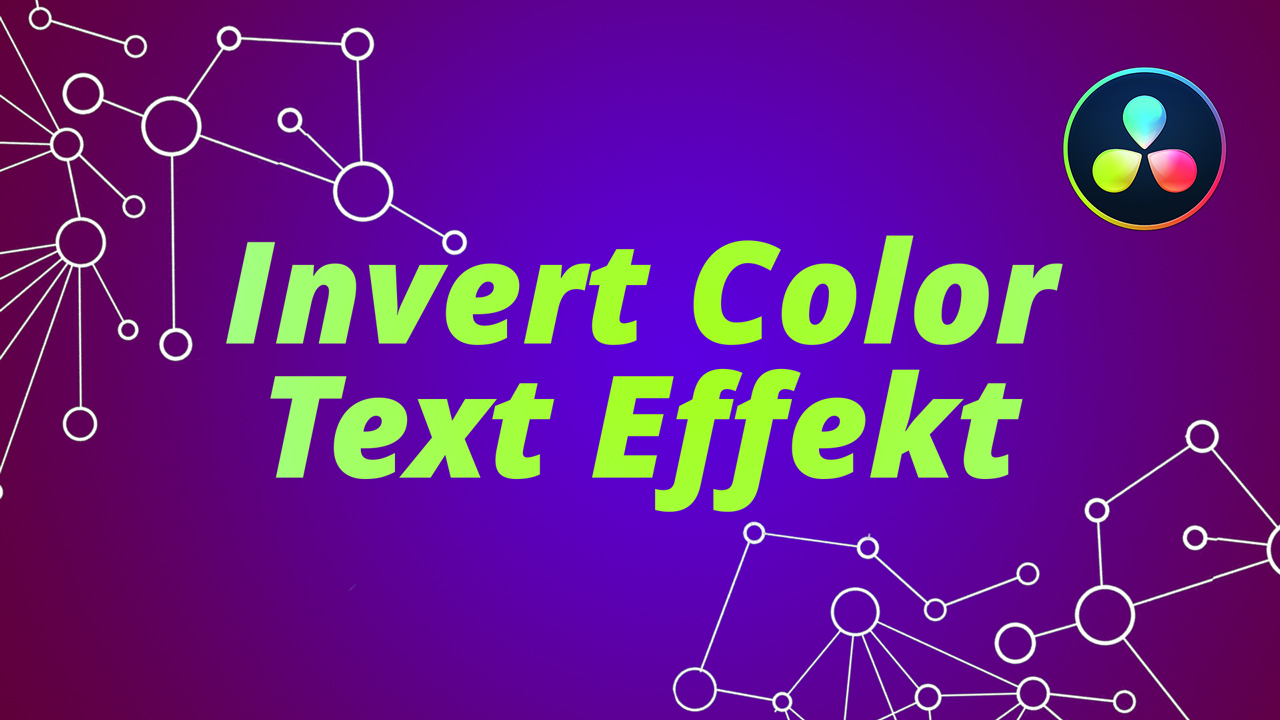 Invert Text Effect Davinci Resolve