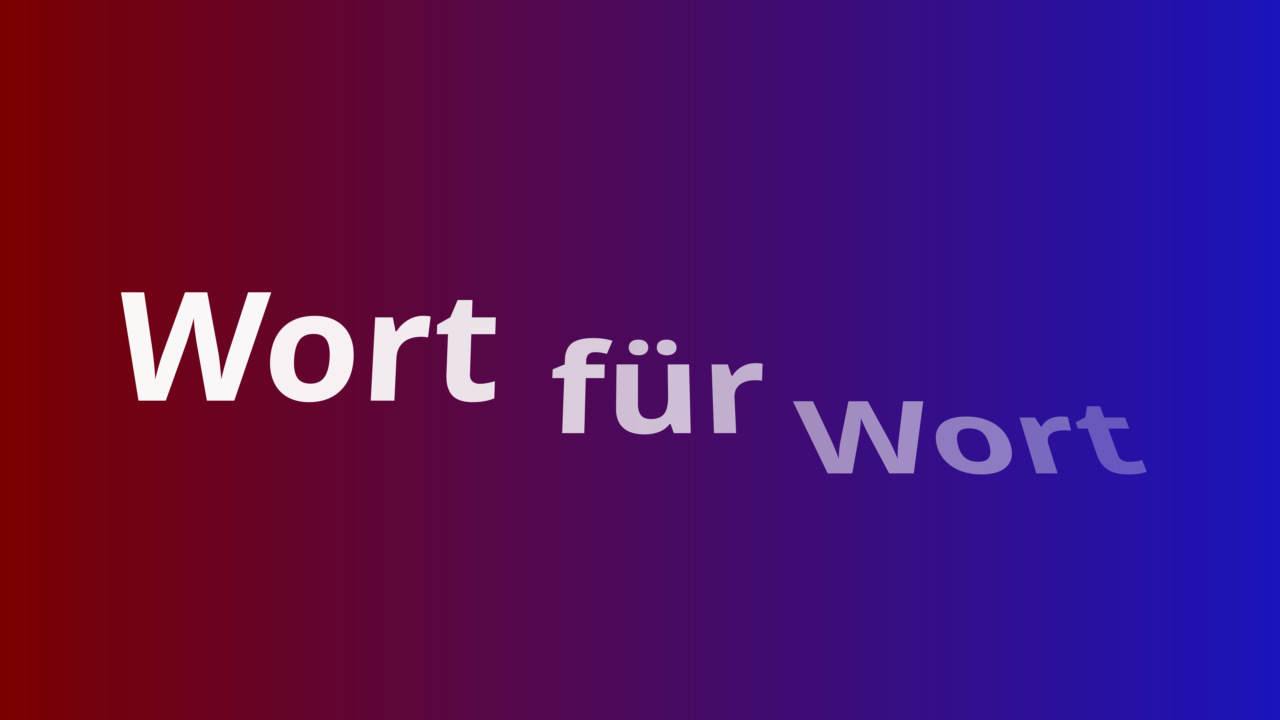 Wort für Wort Title