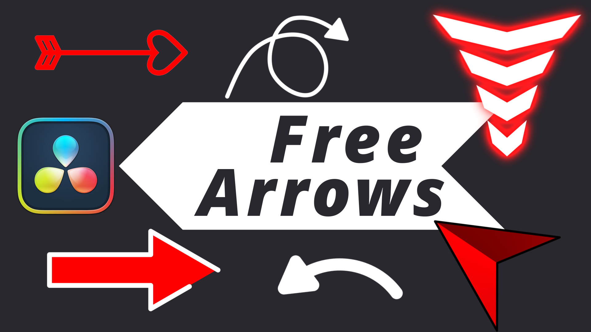 Free Animated Arrows Davinci Resolve