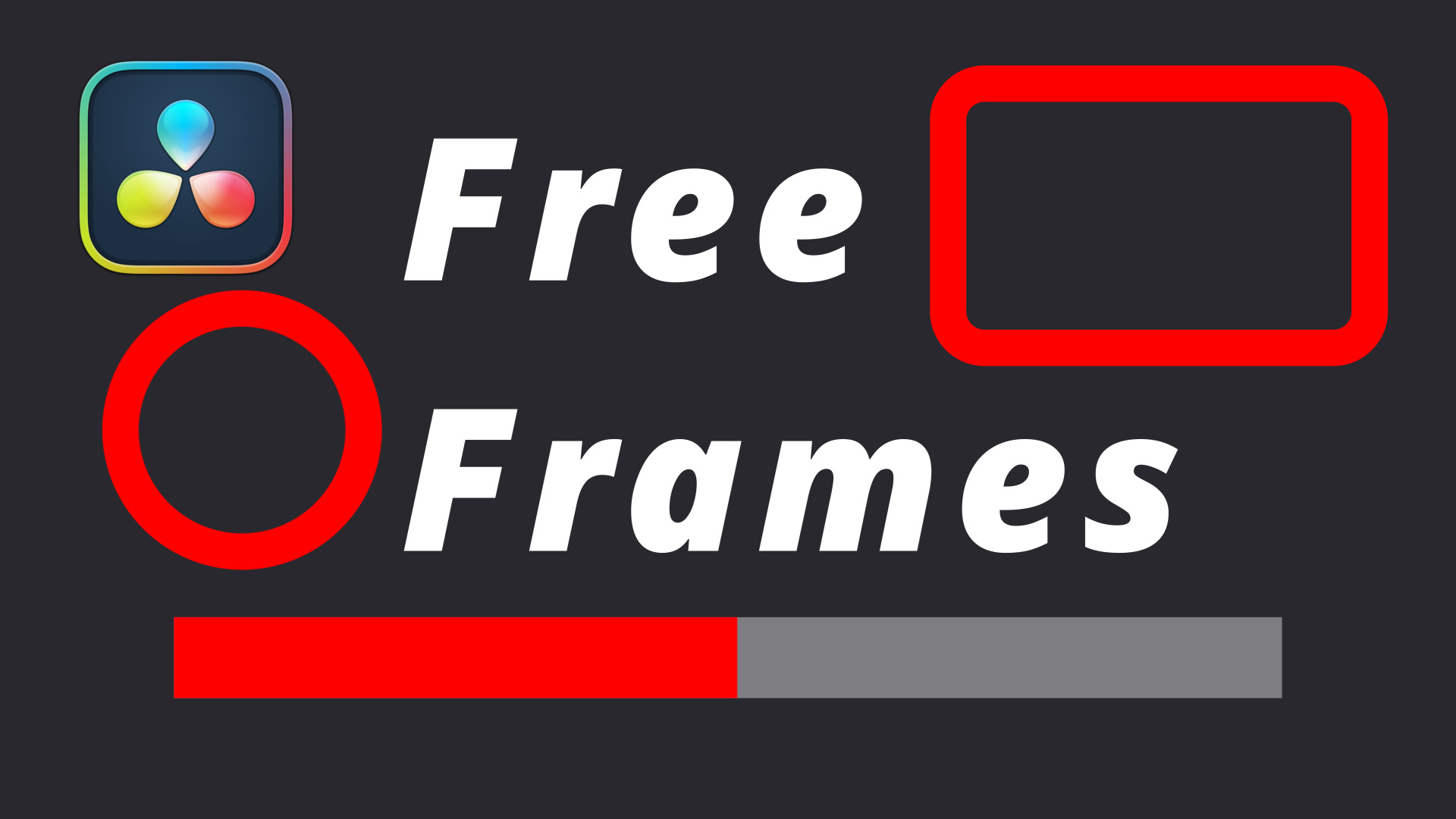 Free Animated Frames Davinci Resolve