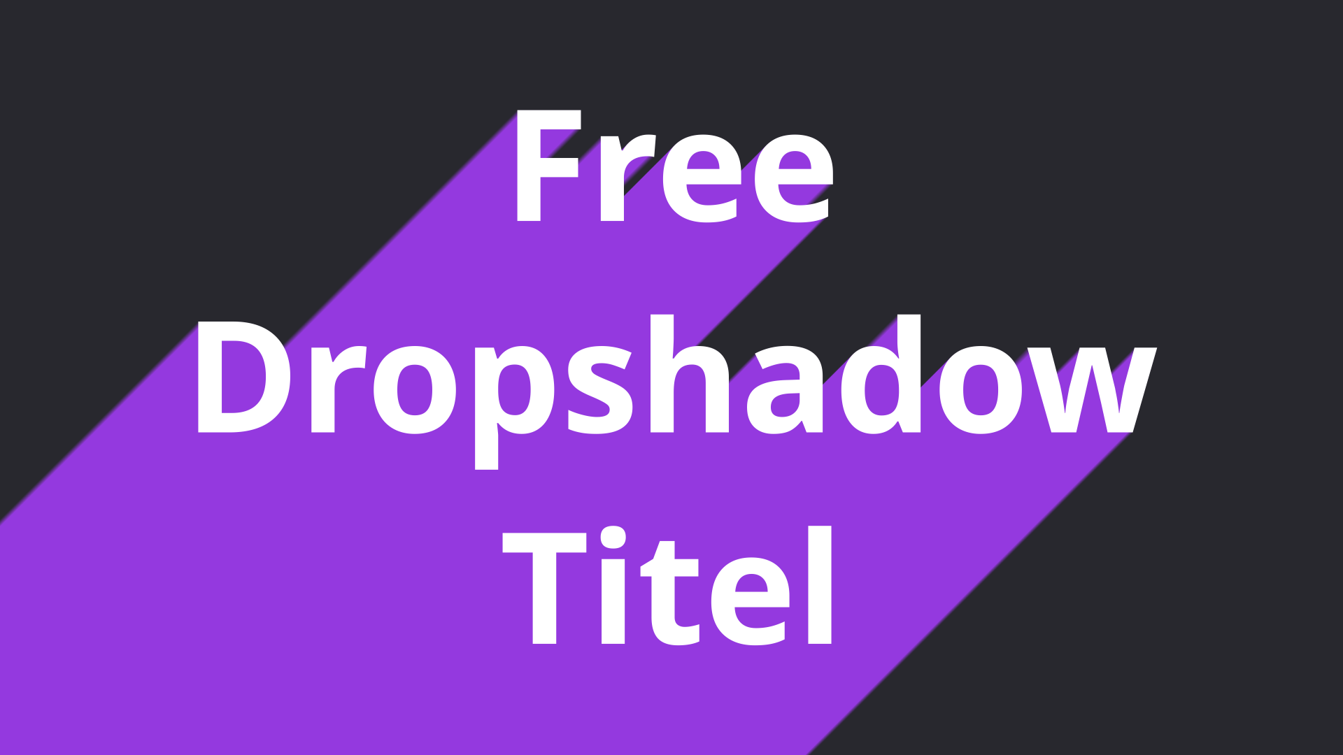 Infinite Dropshadow Title Template Davinci Resolve
