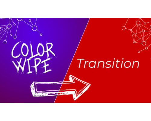 Color Wipe Transition DR 17