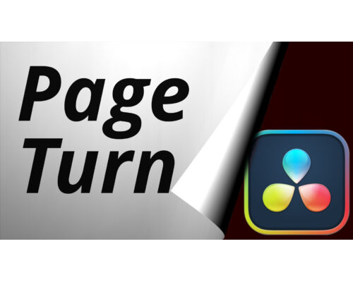Free Page Turn Transition Davinci Resolve 17