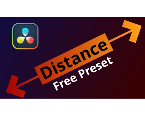 Dynamic Distance Meter Title Davinci Resolve